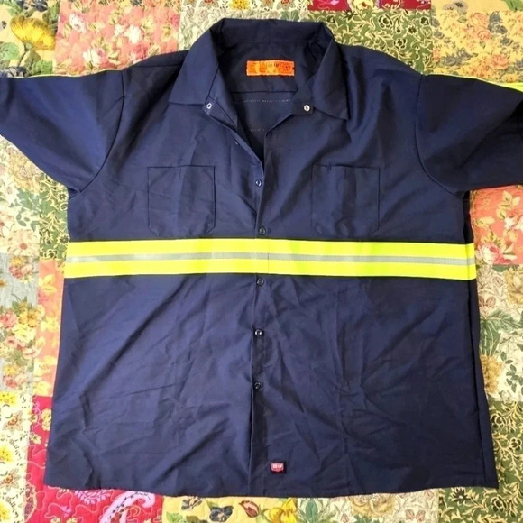 Red Kap hi vis shirt.‎ 4xl - Picture 1 of 6